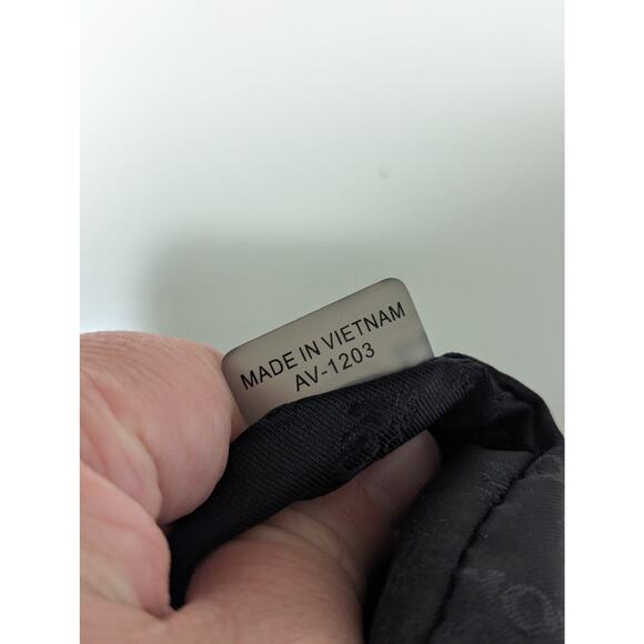 Y2K Michael Kors Black Leather Grommet Hobo Bag Shoulder Purse Tote Quiet Luxury - Picture 7 of 7